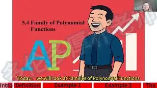 AP Pre-Calculus – 5.4 Family of polynomial functions