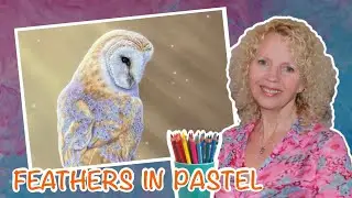 HOW TO DRAW FEATHERS IN PASTEL PENCIL