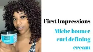 First Impressions on Miche Beauty- Bounce Curl Defining Cream |Prinscessa Curls