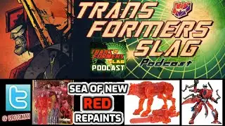 Clear Red Repaint Army!  Transformers Burning Optimus Primal, Burning Chainlaw & BEYOND!