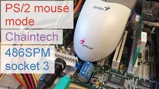 PS/2 mouse mod for motherboard Chaintech 486SPM (socket 3)