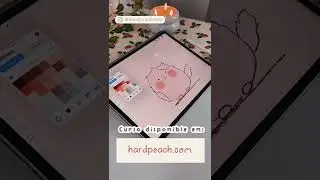 Dibuja con Procreate paso a paso: Ilustraci&oacute;n digital Kawaii | HardPeach 🍑