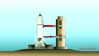 Rocket Launch animation
