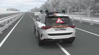 Mercedes-Benz ESF 2019 - Cooperative communication with the environment - Wrong-way driver warning
