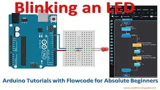 2- Blinking an LED | Arduino with Flowcode Tutorial