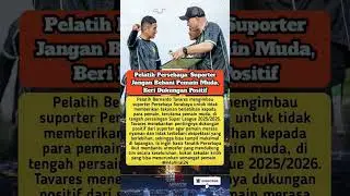 Pelatih Persebaya: Suporter Jangan Bebani Pemain Muda, Beri Dukungan Positif #trendingnews #football