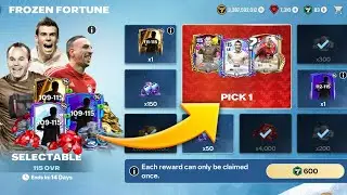 115 OVR BALE FROZEN FORTUNE FC MOBILE 26!! FREE 109-115 OVR REWARD FROSTY CHALLENGE FC MOBILE! 