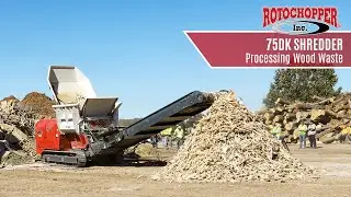 75DK Shredder Processing Wood Waste