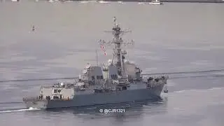 USS Mustin (DDG 89) Outbound - January 13, 2022 - San Diego