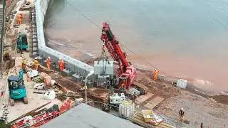Dawlish sea wall,