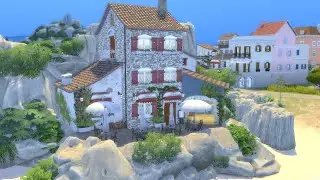 Italian Restaurant | The Sims 4 Speed Build