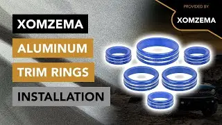 How to Install the Aluminum Trim Rings/Center Console Control Dials by Xomzema - 2021+ Ford Bronco