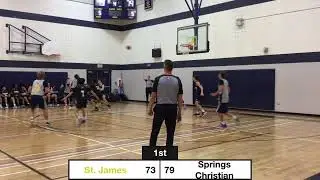 SJCI vs Springs Christian Varsity Boys Winter Classic