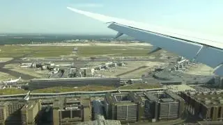 LAN Chile B787-8 CC-BBE landing Frankfurt FRA runway 25R
