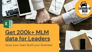 2 lac+ Database of MLM Dairy | MLM DATA for Promotion | MLM Team data