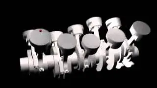 V10 engine animation