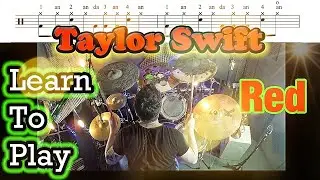 Taylor Swift RED Drum Tutorial Lesson Breakdown LEARN TO PLAY
