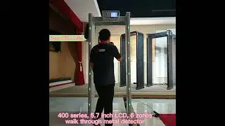 6 zones walk through metal detector