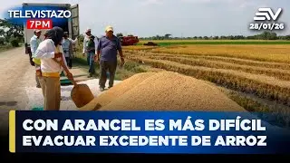 Colombia impone arancel del 30 % al arroz ecuatoriano | Televistazo 7PM🔴NOTICIAS 28 de enero 2026
