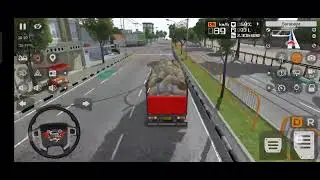 Truk Muatan Penuh Melaju Kencang Kejar Waktu #bussid #shorts #bussimulatorindonesia 