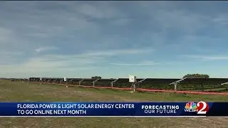 FPL solar energy center in Brevard County to go online next month