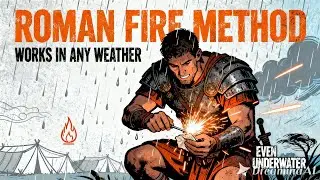 Forget Fire Starters - This Roman Striking Method Made Flames in Any Weather Even Underwater