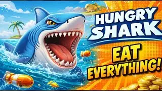 Hungry Shark Evolution | Eating Everything  