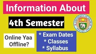 SOL 4th Semester Exam Date 2021 | Important video for sol fourth semester