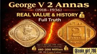 &ldquo;King George V 2 Annas Coin History & Value 💰 | &rdquo;Real Price, Mintage & Fake Hype Exposed&rdquo; #oldcoin