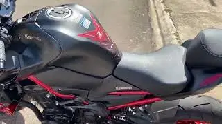 Z900 2021 com acessórios: escapamento Firetong, sliders, suporte de celular #2 #z900 #kawasaki