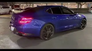 2022 G70 3.3T lap 3 Ecu tuned light revs and walk around.