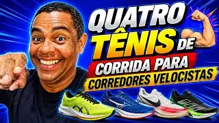 Quatro T&ecirc;nis De Corrida Para Corredores Velocistas 
