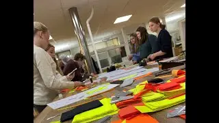 Visit from the 8th graders at Tran&auml;ngskolan in Tranemo - Framtidsbussarna