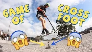 GAME OF CROSS FOOT SCOOT VS A FIDGET SPINNER!