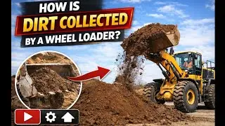 The wheel loader is gathering and consolidating the soil.Watch more videos for further operations