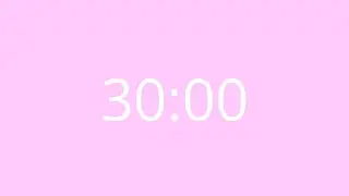 🩷30 minute timer - no music