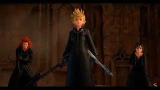 Kingdom Hearts 3 Re Mind Roxas vs Saix