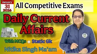 31 January 2026 Current Affairs/Current Affairs Today/Daily current affairs for all exams/Top10 Mcqs