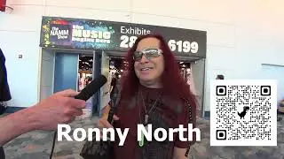 Ronny North #NAMMshow2024 Interview musicUcansee.com