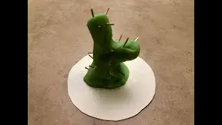 How to Make a Playdough Cactus | Easy Desert Craft for Kids