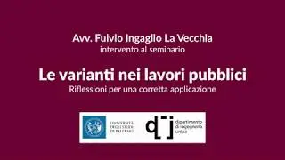 Le varianti nei lavori pubblici