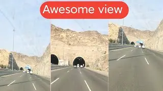 Awesome Road view  by Saudi Arab