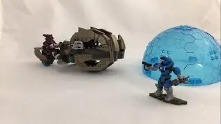 Mega Bloks Halo Brute Chopper Raid Review!