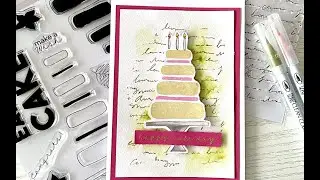 Facebook live Demo - Eat The Cake Stamping | Card Making ideas | Heat Embossing | Nov 2021