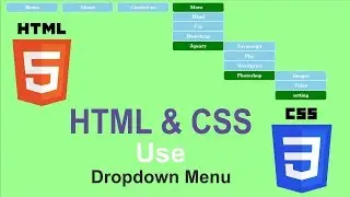 html and css use dropdown menu in  hindi