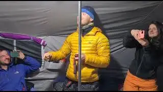 k2 winter 2021 base camp Mike Posner  spontaneously New Years Eve