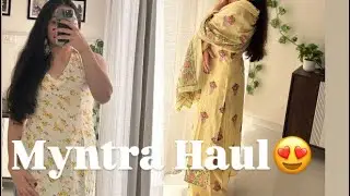 My First Myntra Haul 😍 | Honest Try-On Review | Affordable Fashion 