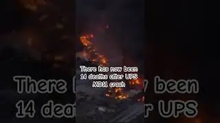 UPS Crash Update #md11 #aviation #airplane #shorts