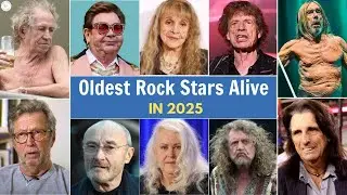 You&rsquo;ll Be Shocked 25 Oldest Rock Stars Still Living in 2025 | Then and Now 2025