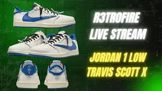 GOING LIVE FOR JORDAN 1 LOW TRAVIS SCOTT X FRAGMENT!